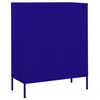 vidaXL Ντουλάπι Αποθήκευσης Ναυτικό Μπλε 80 x 35 x 101,5 εκ. Ατσάλινο