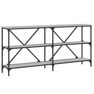 vidaXL &Tau;&rho;&alpha;&pi;έ&zeta;&iota; &Kappa;&omicron;&nu;&sigma;ό&lambda;&alpha; &Gamma;&kappa;&rho;&iota; Sonoma 160x30x75 &epsilon;&kappa;. &Epsilon;&pi;&epsilon;&xi;. &Xi;ύ&lambda;&omicron;/&Sigma;ί&delta;&eta;&rho;&omicron;&sigmaf;