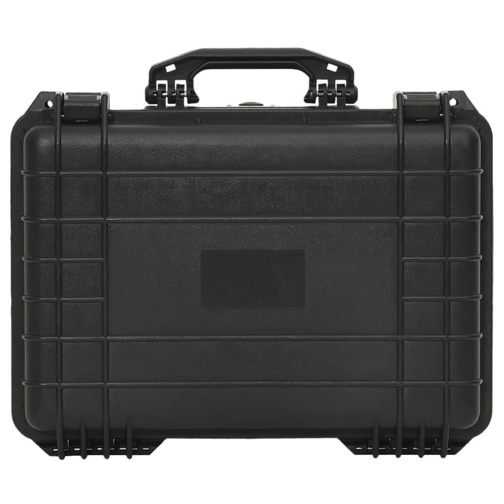 vidaXL Θήκη Πτήσης Φορητή Μαύρη 47 x 36 x 18 εκ. από Πολυπροπυλένιο