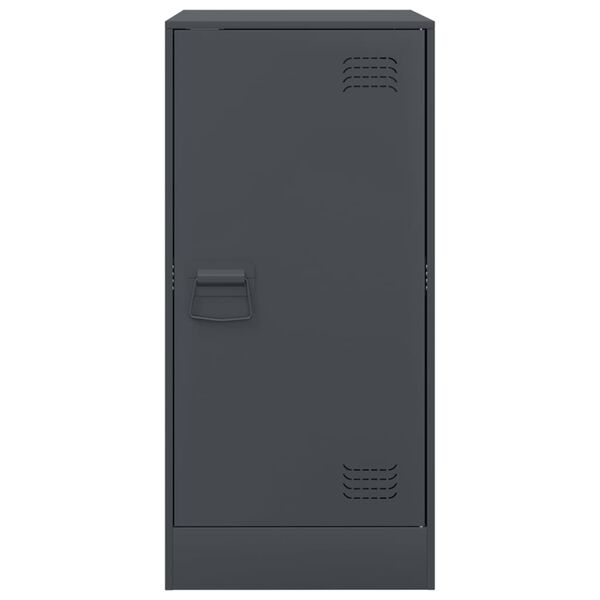 vidaXL Μπουφές Ανθρακί 34,5x39x73 εκ. από Ατσάλι