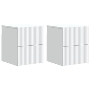 vidaXL &Tau;&omicron;ί&chi;&omicron;&upsilon; &Kappa;&rho;&epsilon;&mu;&alpha;&sigma;&tau;ό &Kappa;&omicron;&mu;&omicron;&delta;ί&nu;&omicron; 2 pcs &Lambda;&epsilon;&upsilon;&kappa;ό 33 x 34,5 x 40 &epsilon;&kappa;