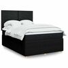 vidaXL &Kappa;&rho;&epsilon;&beta;ά&tau;&iota; Boxspring &mu;&epsilon; &Sigma;&tau;&rho;ώ&mu;&alpha; &Mu;&alpha;ύ&rho;&omicron; 140x200 &epsilon;&kappa;. &Upsilon;&phi;&alpha;&sigma;&mu;ά&tau;&iota;&nu;&omicron;