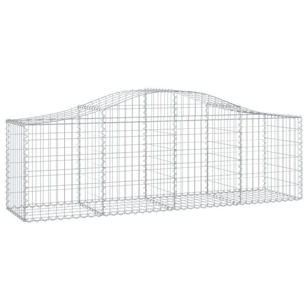 vidaXL Συρματοκιβώτια Τοξωτά 13 τεμ. 200x50x60/80 εκ. Γαλβαν. Ατσάλι