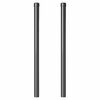 vidaXL Πό posts φράχτη 2 pcs Γκρι 50 cm Ατσάλι με Επικάλυψη Πούδρας