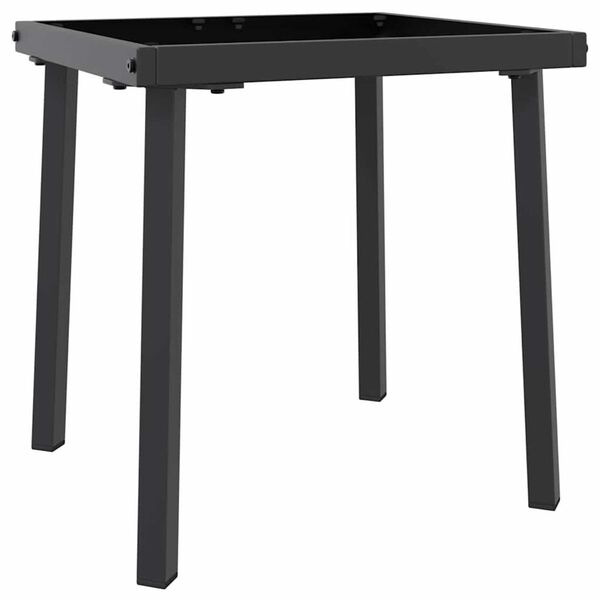 vidaXL Ήλιος Λάουτζερ 3 pcs Μαύρο και Λευκό 40 x 40 x 40.5 εκ