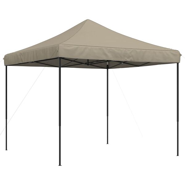 vidaXL Τέντα Εκδηλώσεων Πτυσσόμενη Pop-Up Taupe 292 x 292 x 315 εκ.