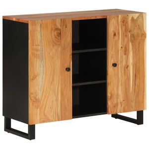 vidaXL &Nu;&tau;&omicron;&upsilon;&lambda;ά&pi;&iota; &mu;&epsilon; 2 &Pi;ό&rho;&tau;&epsilon;&sigmaf; 90 x 33 x 75 &epsilon;&kappa;. &alpha;&pi;ό &Mu;&alpha;&sigma;ί&phi; &Xi;ύ&lambda;&omicron; &Alpha;&kappa;&alpha;&kappa;ί&alpha;&sigmaf;