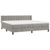 vidaXL &Kappa;&rho;&epsilon;&beta;ά&tau;&iota; Boxspring &mu;&epsilon; &Sigma;&tau;&rho;ώ&mu;&alpha; &Alpha;&nu;&omicron;&iota;&chi;&tau;ό &Gamma;&kappa;&rho;&iota; 200x200 &epsilon;&kappa;. &Beta;&epsilon;&lambda;&omicron;ύ&delta;&iota;&nu;&omicron;