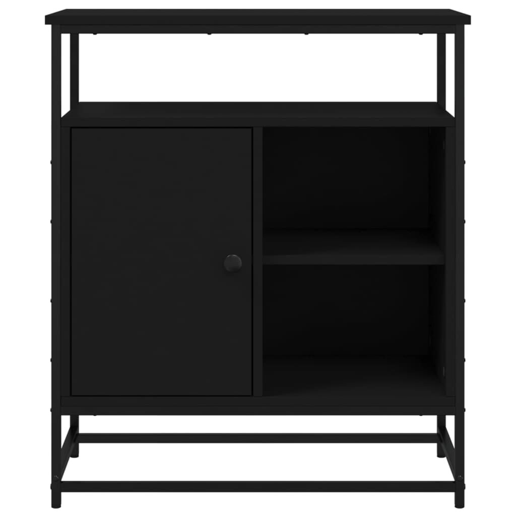 vidaXL Ντουλάπι Μαύρο 69 x 35 x 80 εκ. από Επεξεργασμένο Ξύλο