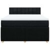 vidaXL &Kappa;&rho;&epsilon;&beta;ά&tau;&iota; Boxspring &mu;&epsilon; &Sigma;&tau;&rho;ώ&mu;&alpha; &Mu;&alpha;ύ&rho;&omicron; 160x200 &epsilon;&kappa;. &Upsilon;&phi;&alpha;&sigma;&mu;ά&tau;&iota;&nu;&omicron;