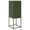vidaXL Sideboard Ελαιοπράσινο 36x39x107 cm Ατσάλι ψυχρής έλασης