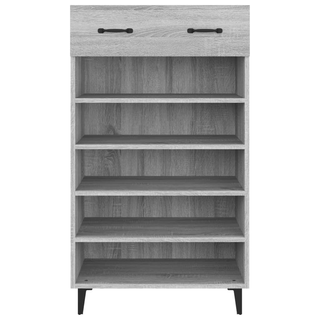 vidaXL Παπουτσοθήκη Γκρι Sonoma 60x35x105 εκ. από Επεξεργασμένο Ξύλο