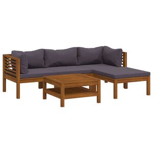 vidaXL &Sigma;&alpha;&lambda;ό&nu;&iota; &Kappa;ή&pi;&omicron;&upsilon; 5 &Tau;&epsilon;&mu;&alpha;&chi;ί&omega;&nu; &alpha;&pi;ό &Mu;&alpha;&sigma;ί&phi; &Xi;ύ&lambda;&omicron; &Alpha;&kappa;&alpha;&kappa;ί&alpha;&sigmaf; &mu;&epsilon; &Mu;&alpha;&xi;&iota;&lambda;ά&rho;&iota;&alpha;