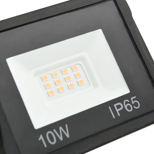 vidaXL Προβολέας LED Θερμό Λευκό 10 W