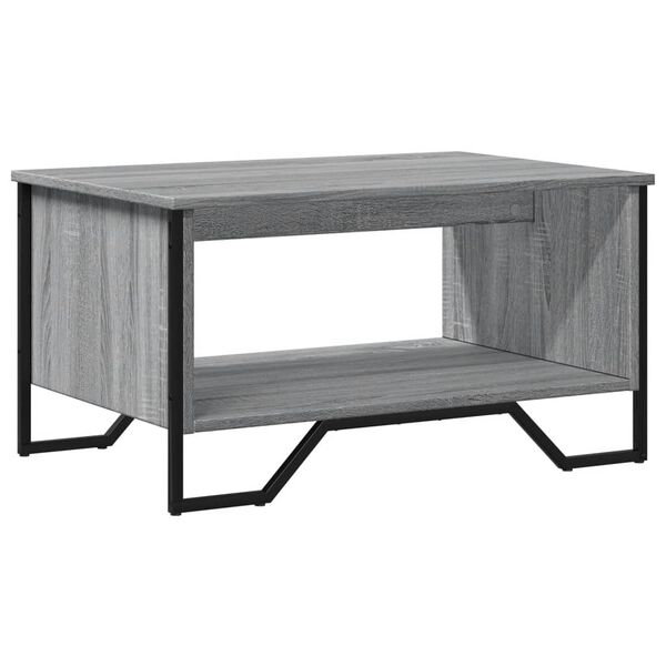 vidaXL Τραπεζάκι Σαλονιού Γκρι Sonoma 75x51x40 εκ. Επεξεργασμένο Ξύλο