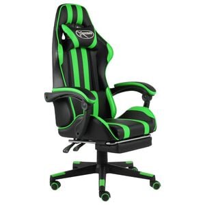 vidaXL &Kappa;&alpha;&rho;έ&kappa;&lambda;&alpha; Racing &mu;&epsilon; &Upsilon;&pi;&omicron;&pi;ό&delta;&iota;&omicron; &Mu;&alpha;ύ&rho;&omicron; / &Pi;&rho;ά&sigma;&iota;&nu;&omicron; &alpha;&pi;ό &Sigma;&upsilon;&nu;&theta;&epsilon;&tau;&iota;&kappa;ό &Delta;έ&rho;&mu;&alpha;