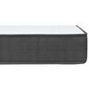 vidaXL Κρεβάτι Boxspring Σκούρο Γκρι 80 x 200 εκ. Υφασμάτινο