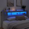 vidaXL &Kappa;&epsilon;&phi;&alpha;&lambda;ά&rho;&iota; &Kappa;&rho;&epsilon;&beta;&alpha;&tau;&iota;&omicron;ύ &mu;&epsilon; LED &Gamma;&kappa;&rho;&iota; Sonoma 220x18,5x103,5 &epsilon;&kappa;