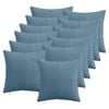 vidaXL &Kappa;ά&lambda;&upsilon;&mu;&mu;&alpha; &Mu;&alpha;&xi;&iota;&lambda;&alpha;&rho;&iota;&omicron;ύ 12 pcs ALMELO &Mu;&pi;&lambda;&epsilon; 40 x 40 cm &kappa;&omicron;&rho;&nu;&tau;&omicron;&upsilon;&rho;ό&iota;