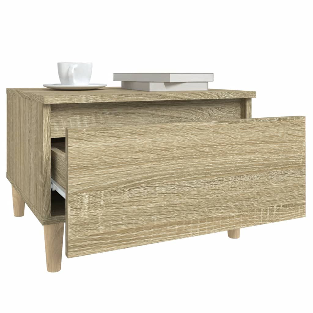 vidaXL Τραπεζάκια Σαλονιού 2 τεμ. Sonoma Δρυς 50x46x35 εκ. Επεξ. Ξύλο
