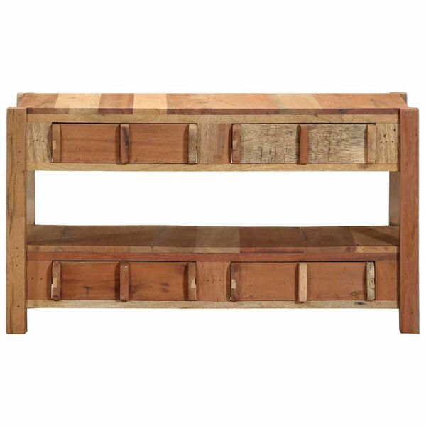vidaXL Ντουλάπι TV Καφέ 83 x 33 x 46 εκ. Μασίφ ανακυκλωμένο ξύλο