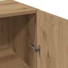vidaXL Ντουλάπι Τοίχου Αρτισιανή Δρυς 34,5x34x90 εκ. από Επεξεργ. Ξύλο