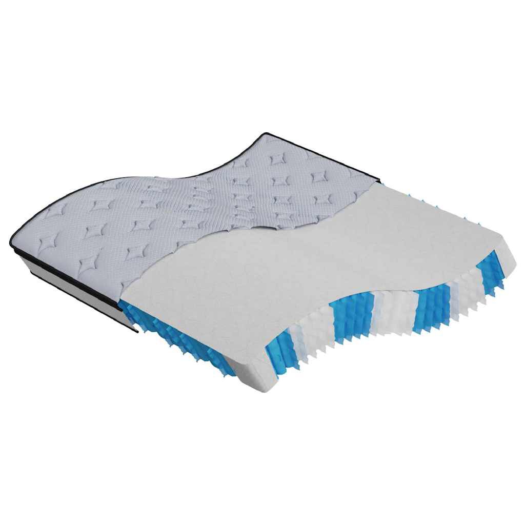 vidaXL Στρώμα με Pocket Springs Μεσαία Σκληρότητα 200 x 200 εκ.