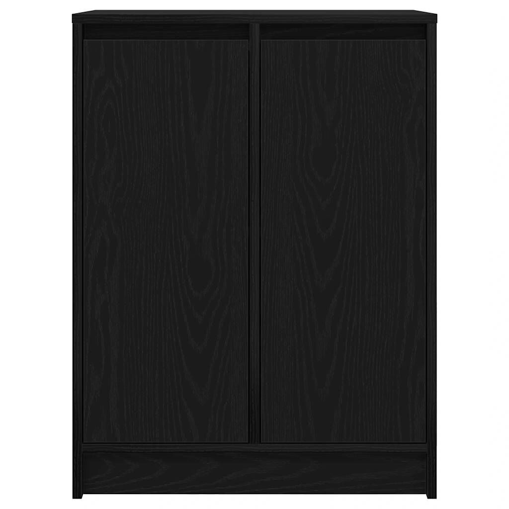 vidaXL Sideboard Μαύρη βελανιδιά 57x34x76 cm Κατασκευασμένο ξύλο