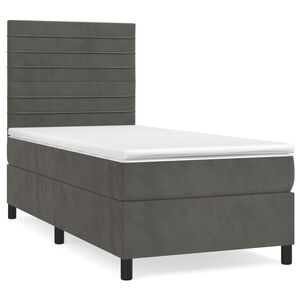 vidaXL &Kappa;&rho;&epsilon;&beta;ά&tau;&iota; Boxspring &mu;&epsilon; &Sigma;&tau;&rho;ώ&mu;&alpha; &Sigma;&kappa;&omicron;ύ&rho;&omicron; &Gamma;&kappa;&rho;&iota; 100x200 &epsilon;&kappa;. &Beta;&epsilon;&lambda;&omicron;ύ&delta;&iota;&nu;&omicron;