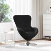 vidaXL Κάθισμα-αυγό Μαύρο 63 x 73 x 90 εκ Βελούδο