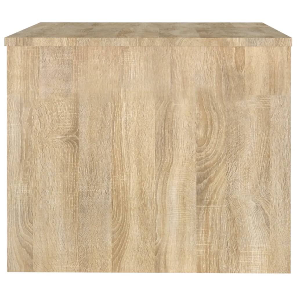 vidaXL Τραπεζάκι Σαλονιού Sonoma Δρυς 80x50x40 εκ. Επεξεργασμένο Ξύλο