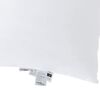 vidaXL Παπλωμα με Μαξιλάρια Argyle 3 pcs Λευκό 240 x 200 cm Μικροΐνες