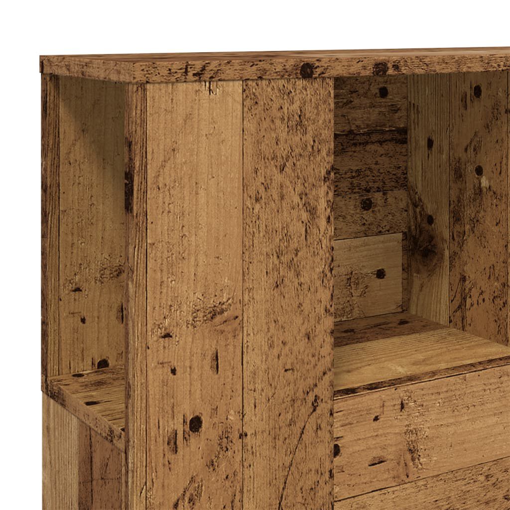 vidaXL Κεφαλάρι Με Αποθηκευτικό Χώρο 120x19x104,5 εκ. Επεξ. Ξύλο