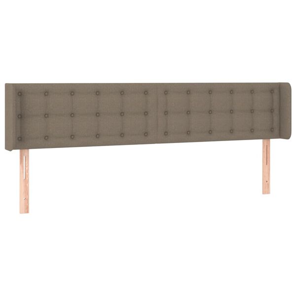 vidaXL &Kappa;&epsilon;&phi;&alpha;&lambda;ά&rho;&iota; &mu;&epsilon; &Pi;&tau;&epsilon;&rho;ύ&gamma;&iota;&alpha; Taupe 183x16x78/88 &epsilon;&kappa;. &Upsilon;&phi;&alpha;&sigma;&mu;ά&tau;&iota;&nu;&omicron;