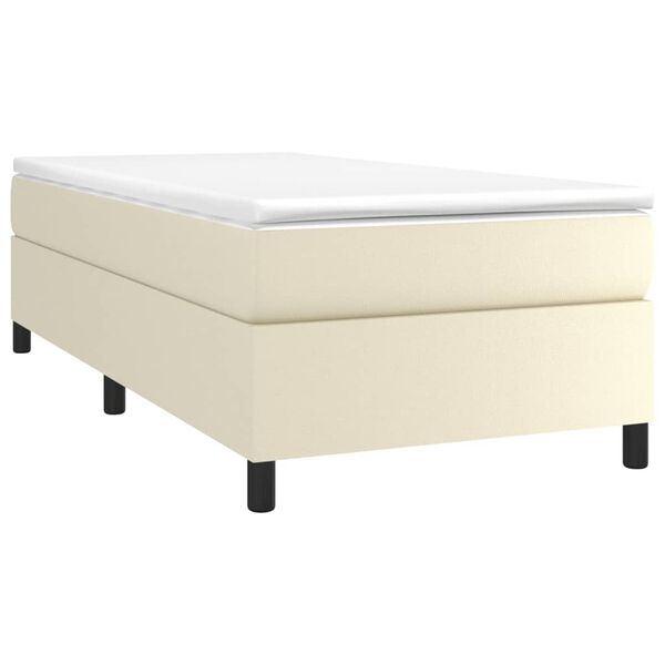 vidaXL &Kappa;&rho;&epsilon;&beta;ά&tau;&iota; Boxspring &mu;&epsilon; &Sigma;&tau;&rho;ώ&mu;&alpha; &Kappa;&rho;&epsilon;&mu; 90x200 &epsilon;&kappa;. &alpha;&pi;ό &Sigma;&upsilon;&nu;&theta;&epsilon;&tau;&iota;&kappa;ό &Delta;έ&rho;&mu;&alpha;
