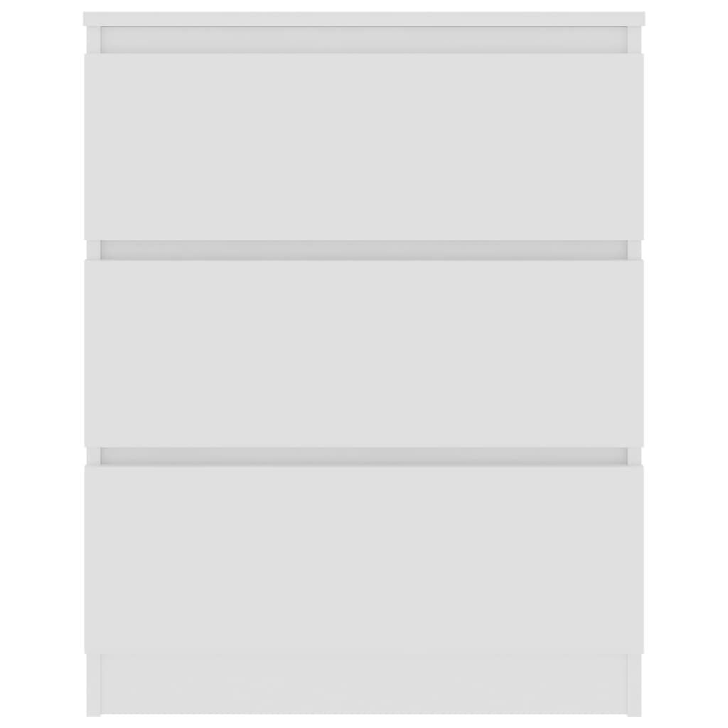 vidaXL Συρταριέρα Λευκή 60x35x76 εκ. από Επεξεργασμένο Ξύλο