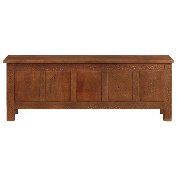 vidaXL Μπαούλο Αποθήκευσης 110 x 30 x 40 εκ. από Μασίφ Ξύλο Μάνγκο