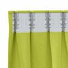 vidaXL Κουρτίνες με κουρτίνες 2 pcs Λαχανί 140x140cm Πολυεστέρας