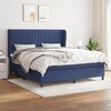 vidaXL &Kappa;&rho;&epsilon;&beta;ά&tau;&iota; Boxspring &mu;&epsilon; &Sigma;&tau;&rho;ώ&mu;&alpha; &Mu;&pi;&lambda;&epsilon; 160x200 &epsilon;&kappa;. &Upsilon;&phi;&alpha;&sigma;&mu;ά&tau;&iota;&nu;&omicron;