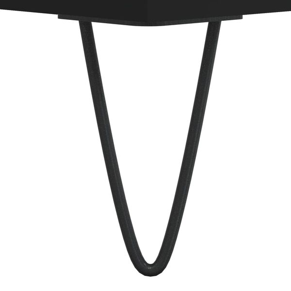 vidaXL Ντουλάπι Μαύρο 34,5x32,5x90 εκ. Επεξεργασμένο Ξύλο