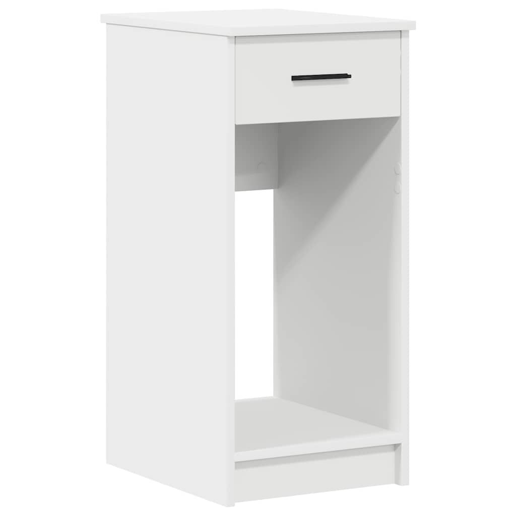 vidaXL Πύργος υπολογιστή με συρτάρι Λευκό 35x45x77 cm