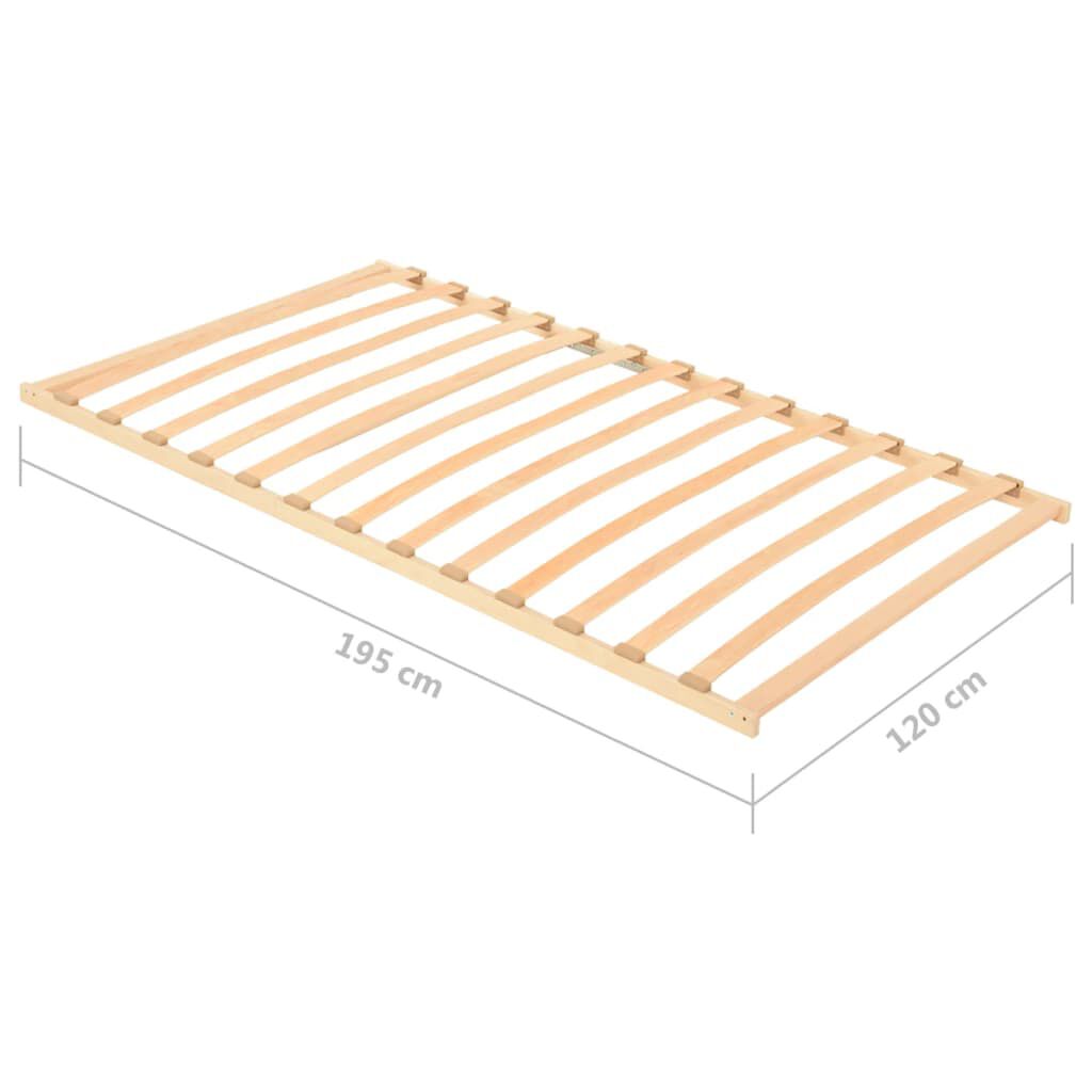 vidaXL Τελάρο Κρεβατιού με 13 Σανίδες 120 x 200 εκ.