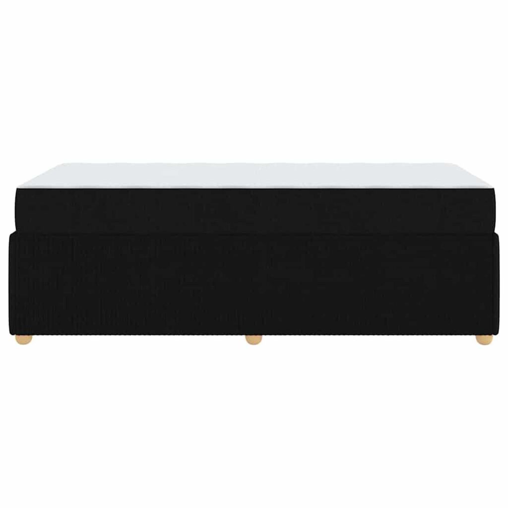 vidaXL Σκελετός Κρεβατιού Άλλο Μαύρο 80 x 200 cm ύφασμα