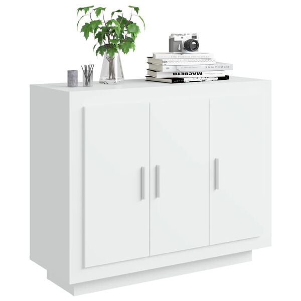 vidaXL Ντουλάπι Λευκό 92x35x75 εκ. από Επεξεργασμένο Ξύλο