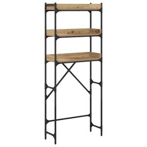 vidaXL &Rho;ά&phi;&iota;&alpha; &pi;&lambda;&upsilon;&nu;&tau;&eta;&rho;ί&omicron;&upsilon; &rho;&omicron;ύ&chi;&omega;&nu; &mu;&epsilon; &rho;ά&phi;&iota; Artisan Oak 67 x 25 x 163 &epsilon;&kappa;.
