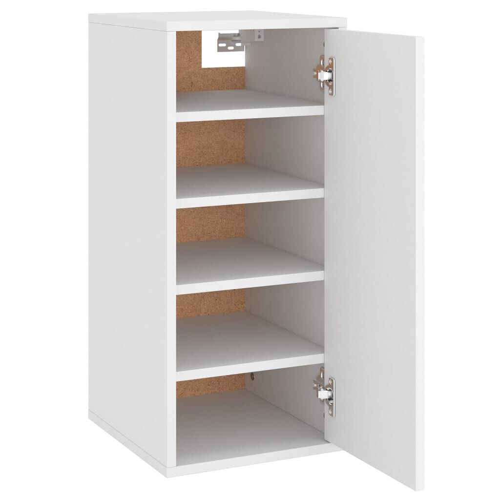 vidaXL Παπουτσοθήκες 2 τεμ. Λευκές 32 x 35 x 70 εκ. από Μοριοσανίδα
