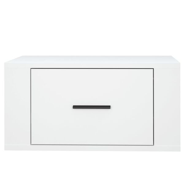 vidaXL Κομοδίνα Επιτοίχια 2 τεμ. Λευκά 50x36x25 εκ.