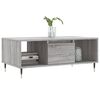 vidaXL Τραπεζάκι Σαλονιού Γκρι Sonoma 90x50x36,5εκ. Επεξεργασμένο Ξύλο