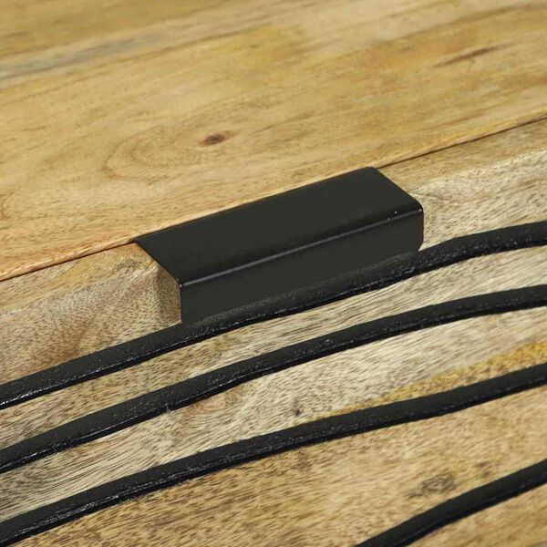 vidaXL Παραδοσιακά Πλευρικά Έπιπλα 2 pcs Καφέ 60 x 33.5 x 75 εκ.