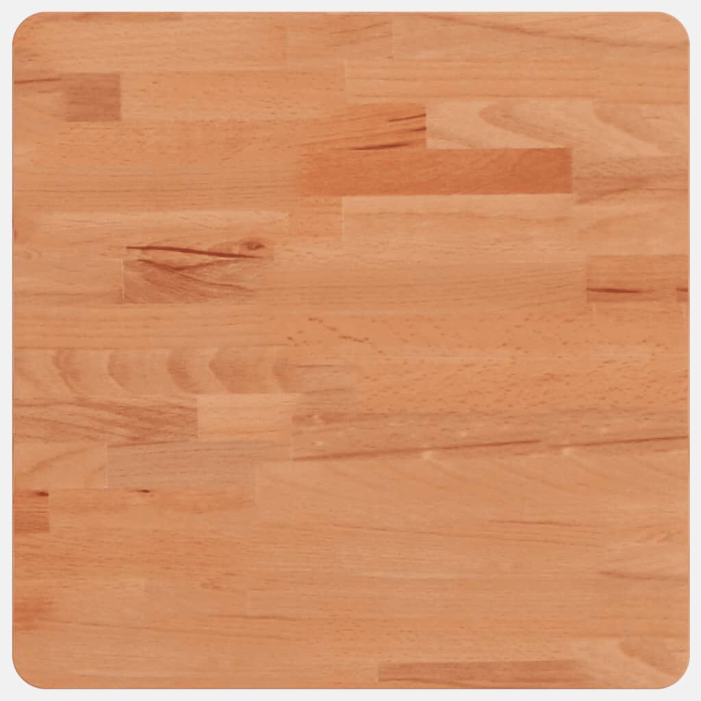 vidaXL Επιφάνεια Τραπεζιού Τετράγωνη 40x40x2,5 εκ. Μασίφ Ξύλο Οξιάς